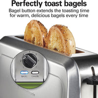 Hamilton Beach - Long Slot Toaster with 2 Slice Capacity - 22999