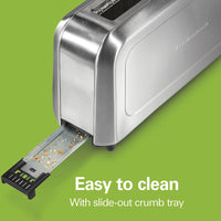 Hamilton Beach - Long Slot Toaster with 2 Slice Capacity - 22999