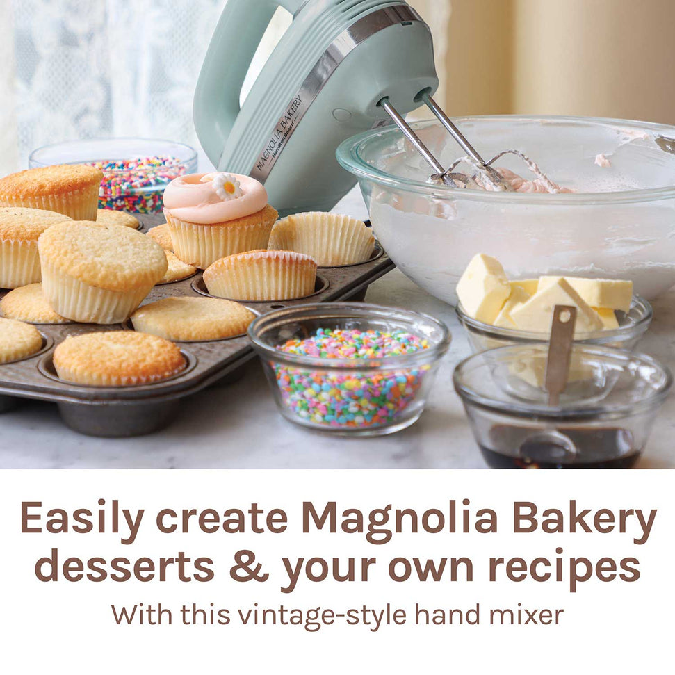 Hamilton Beach - Magnolia Bakery 5 Speed Hand Mixer Magnolia Green - 62601