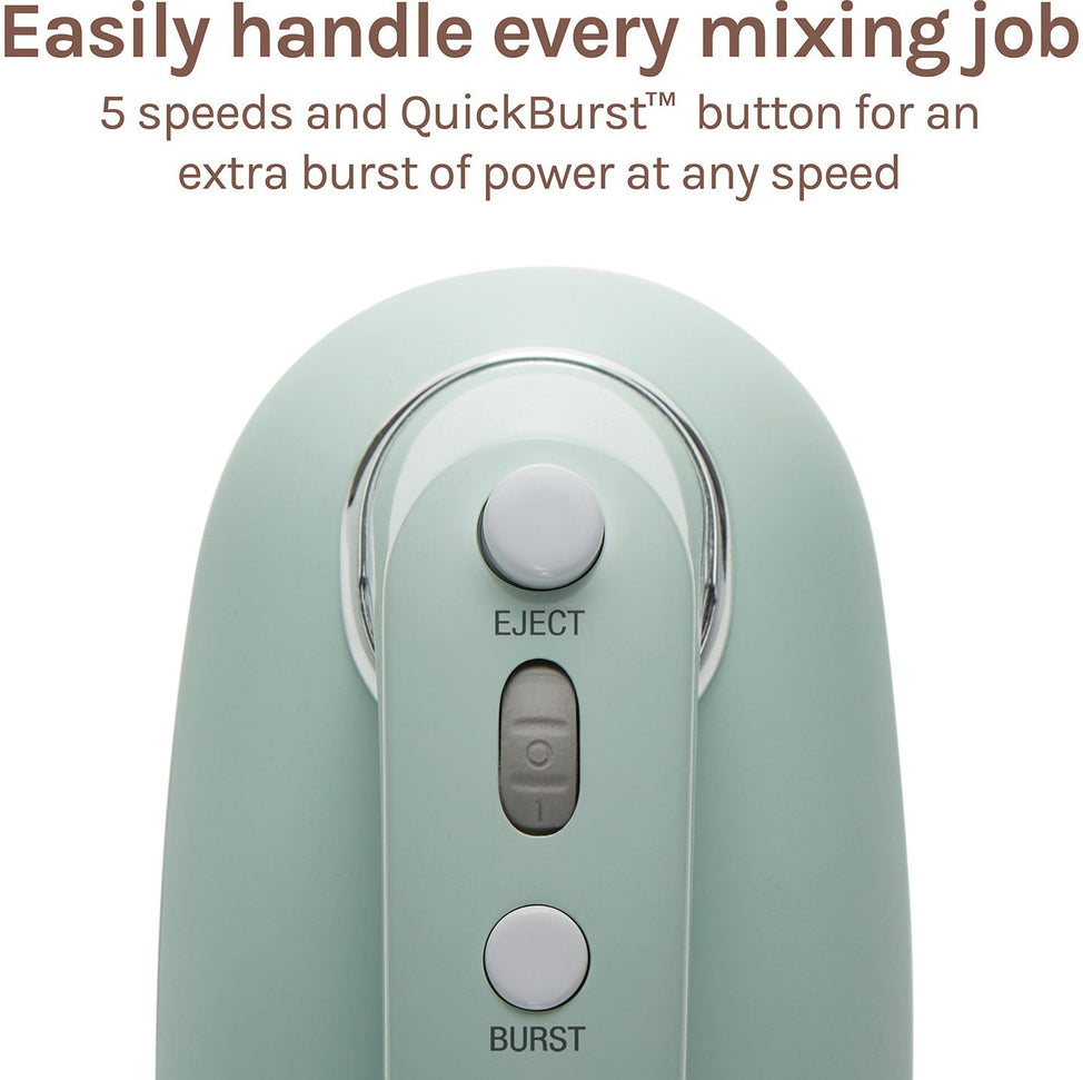 Hamilton Beach - Magnolia Bakery 5 Speed Hand Mixer Magnolia Green - 62601
