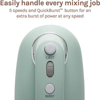 Hamilton Beach - Magnolia Bakery 5 Speed Hand Mixer Magnolia Green - 62601