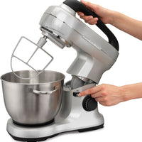 Hamilton Beach - Metallic Silver 4 QT 7 Speed Stand Mixer - 63392