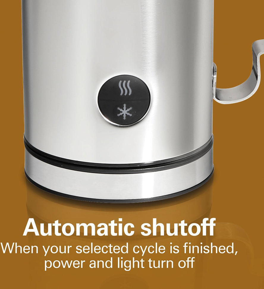 Hamilton Beach - Milk Frother and Warmer Stainless Steel - 43560C