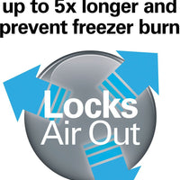 Hamilton Beach - NutriFresh Easy-Fill 1 QT Size Vacuum Sealer Bags - 78306