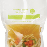 Hamilton Beach - NutriFresh Easy-Fill 1 QT Size Vacuum Sealer Bags - 78306