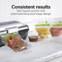 Hamilton Beach - NutriFresh™ 6.25" Food Vacuum Sealer with 2-Roll Storage & Starter Kit - 78218