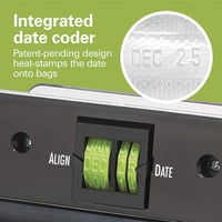 Hamilton Beach - NutriFresh™ 6.25" Food Vacuum Sealer with 2-Roll Storage & Starter Kit - 78218