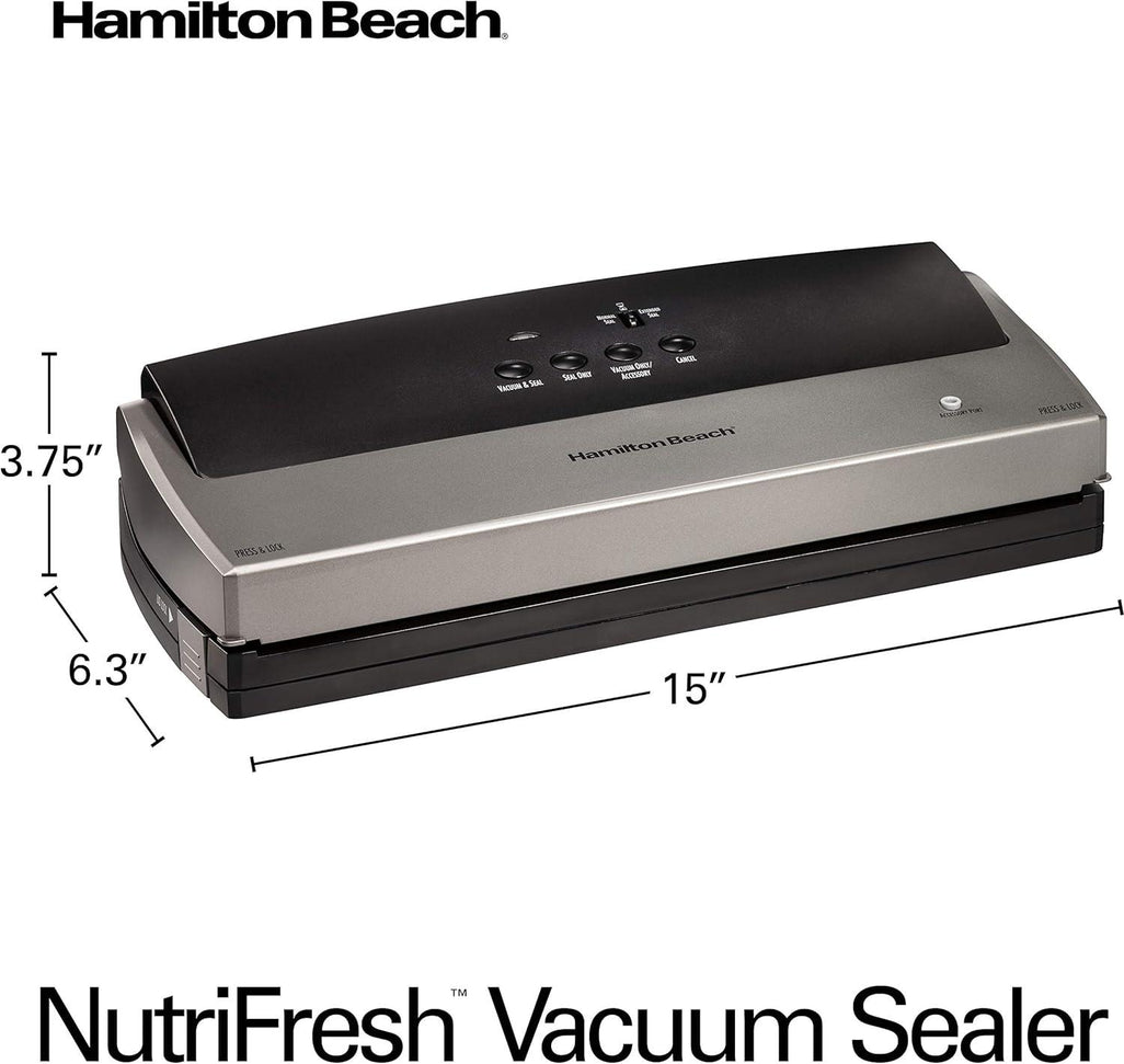 Hamilton Beach - NutriFresh™ Grey Vacuum Sealer - 78214