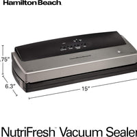 Hamilton Beach - NutriFresh™ Grey Vacuum Sealer - 78214