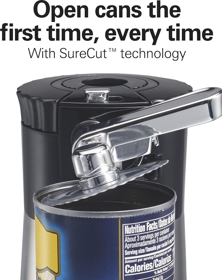 Hamilton Beach - OpenStation™ Silver Electric Automatic Can Opener with Tools - 76382