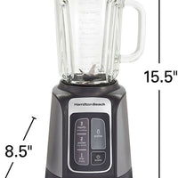 Hamilton Beach - PowerMax Professional Performance Blender Grey - 58600J