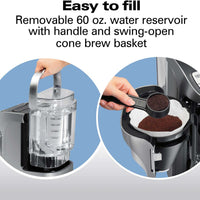 Hamilton Beach - Professional 12 Cup Programmable Coffee Maker - 49500