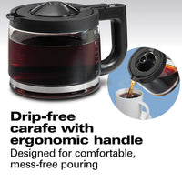 Hamilton Beach - Professional 12 Cup Programmable Coffee Maker - 49500