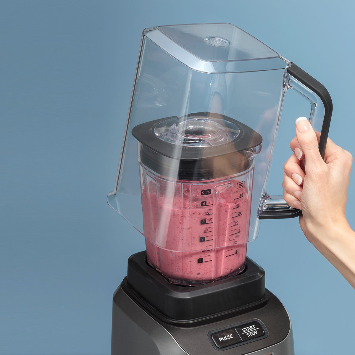 Hamilton Beach - Professional Silver Peak Power Quiet Shield Blender - 58870C - DISCONTINUED