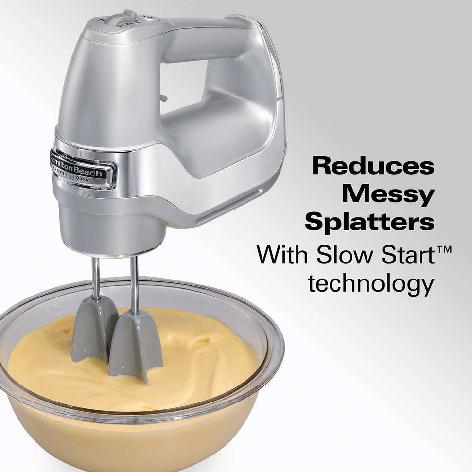 Hamilton Beach - Professional 5 Speed Hand Mixer with Easy Clean Beaters - 62664