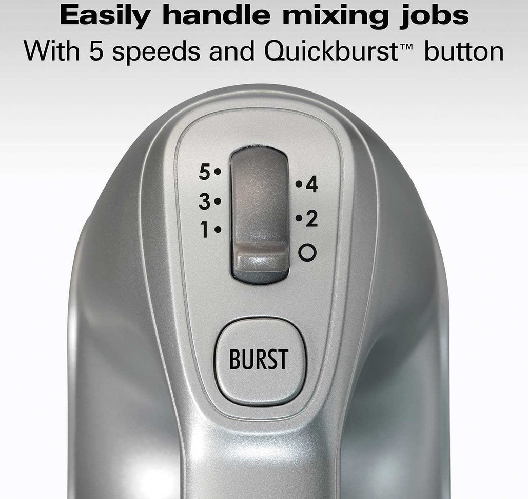 Hamilton Beach - Professional 5 Speed Hand Mixer with Easy Clean Beaters - 62664