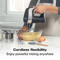 Hamilton Beach - Professional Cordless Hand Mixer with Infinite Speed Control - 62673