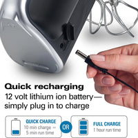 Hamilton Beach - Professional Cordless Hand Mixer with Infinite Speed Control - 62673