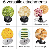 Hamilton Beach - Professional Spiralizing Stack & Snap Food Processor - 70815