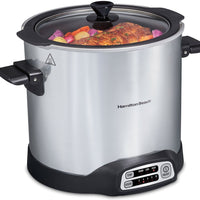 Hamilton Beach - Sear & Cook 10 QT Stockpot Slow Cooker - 33196