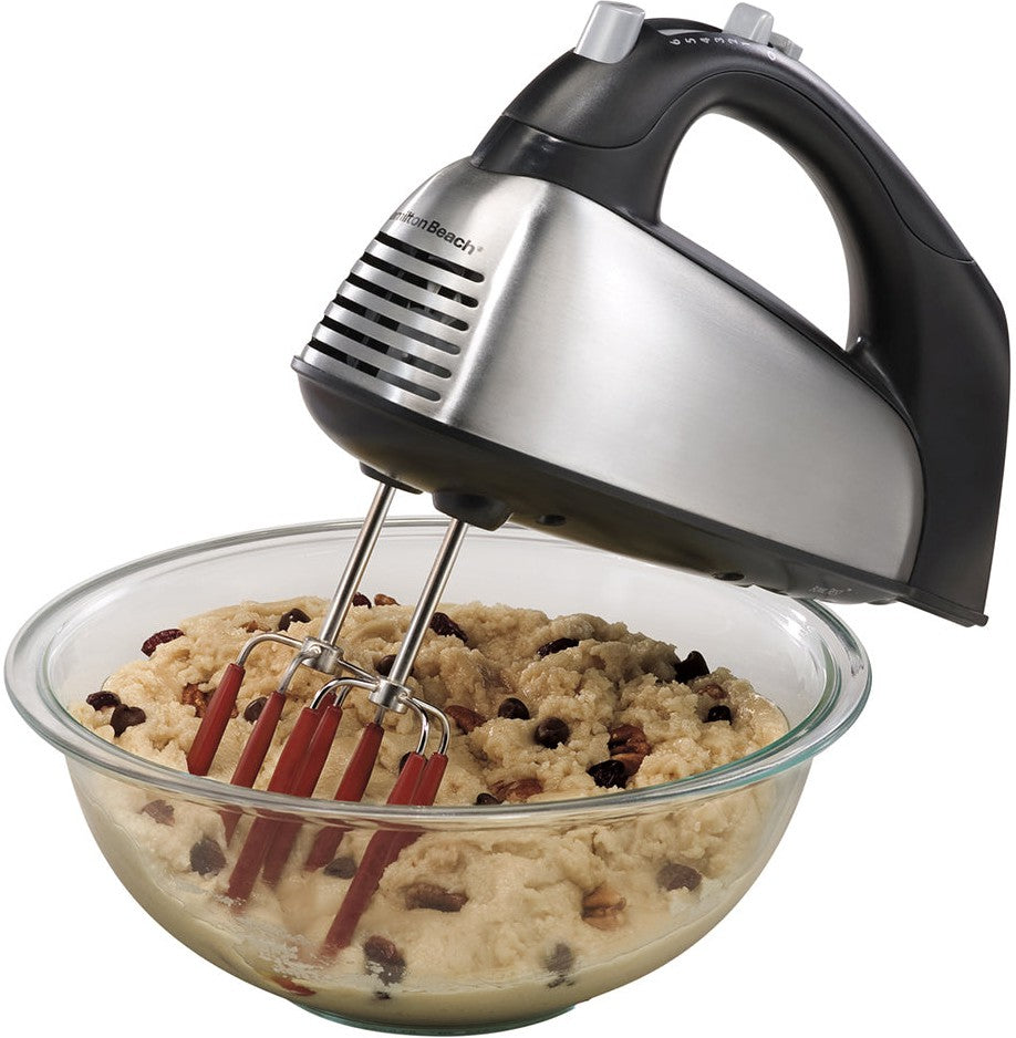 Hamilton Beach - SoftScrape 6 Speed Hand Mixer with Case - 62637G
