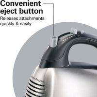 Hamilton Beach - SoftScrape 6 Speed Hand Mixer with Case - 62637G