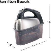 Hamilton Beach - SoftScrape 6 Speed Hand Mixer with Case - 62637G
