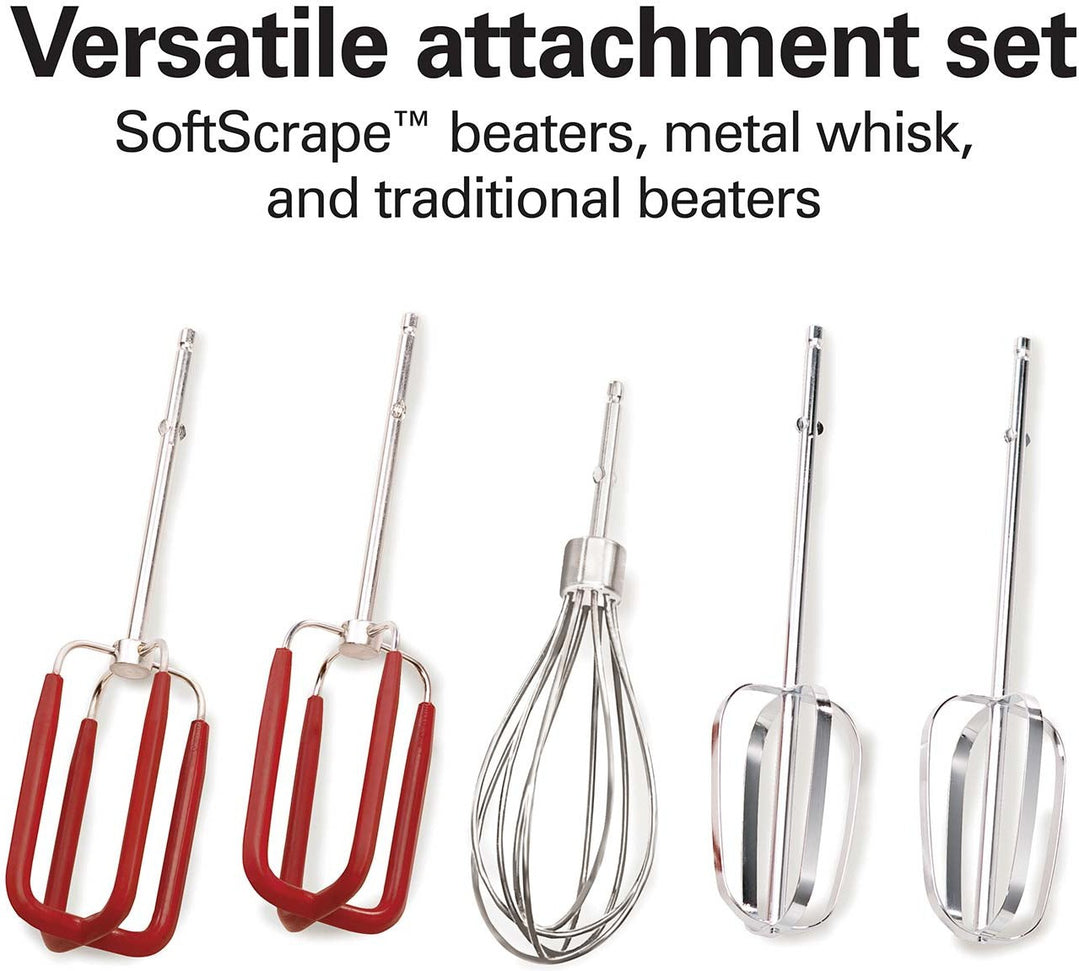 Hamilton Beach - SoftScrape 6 Speed Hand Mixer with Case - 62637G
