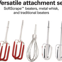 Hamilton Beach - SoftScrape 6 Speed Hand Mixer with Case - 62637G