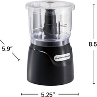 Hamilton Beach - Stack & Press 3 Cup Chopper - 72850G