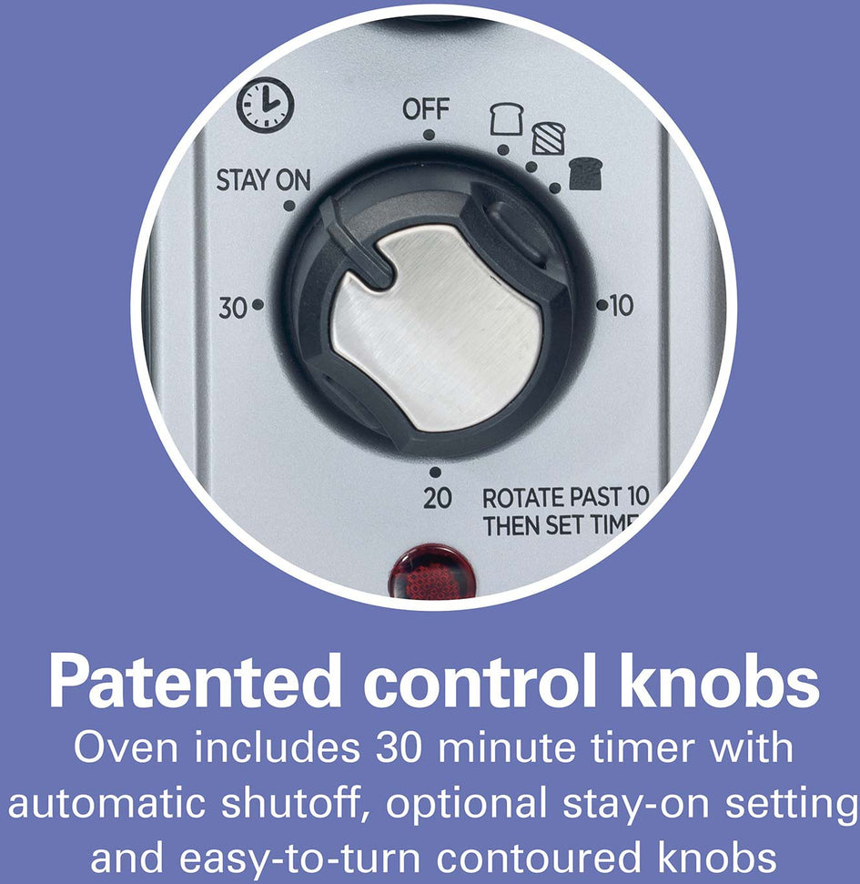 Hamilton Beach - Sure Crisp Air Fryer 6 Slice Toaster Oven - 31416JC