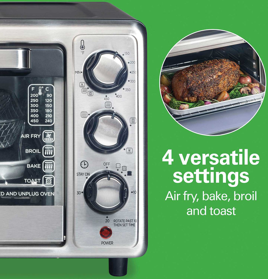 Hamilton Beach - Sure Crisp Air Fryer Countertop Toaster Oven - 31418