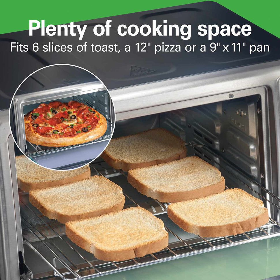 Hamilton Beach - Sure Crisp Air Fryer Countertop Toaster Oven - 31418