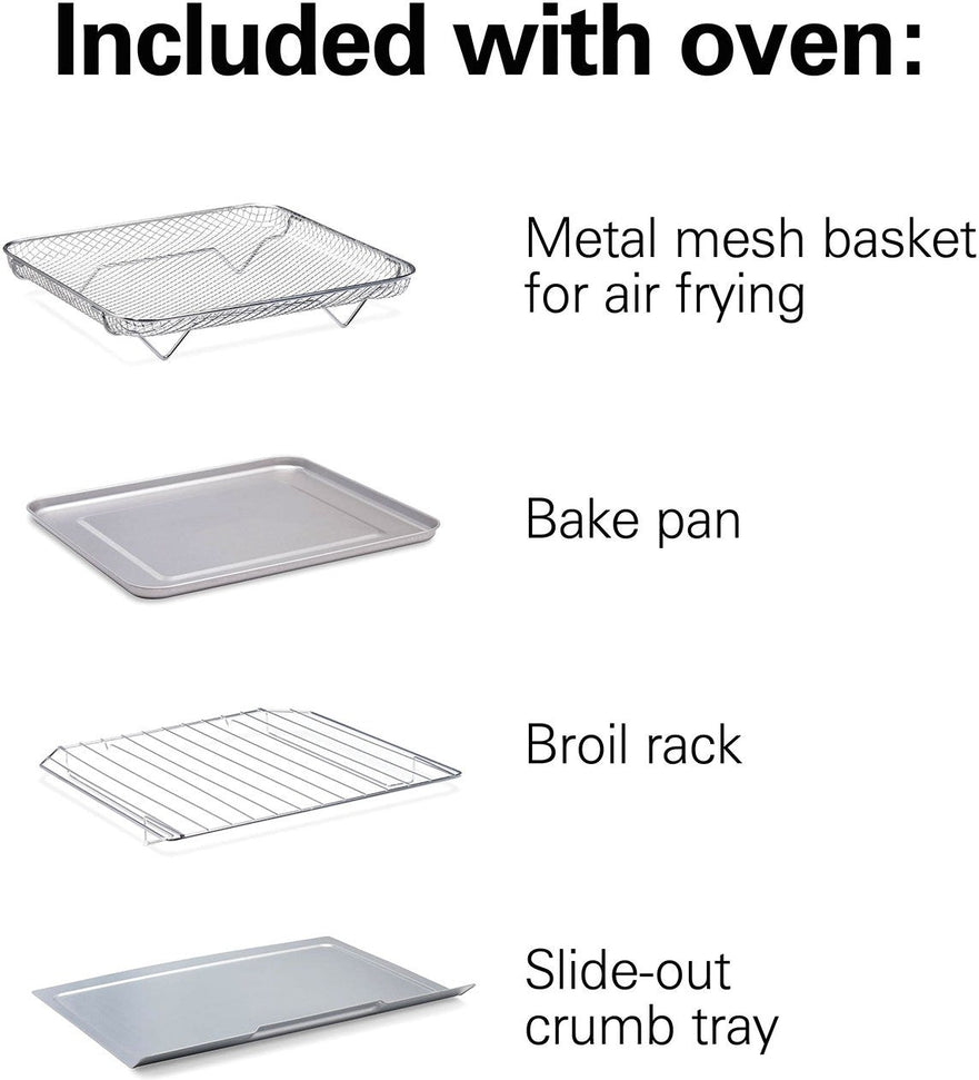 Hamilton Beach - Sure Crisp Air Fryer Countertop Toaster Oven - 31418