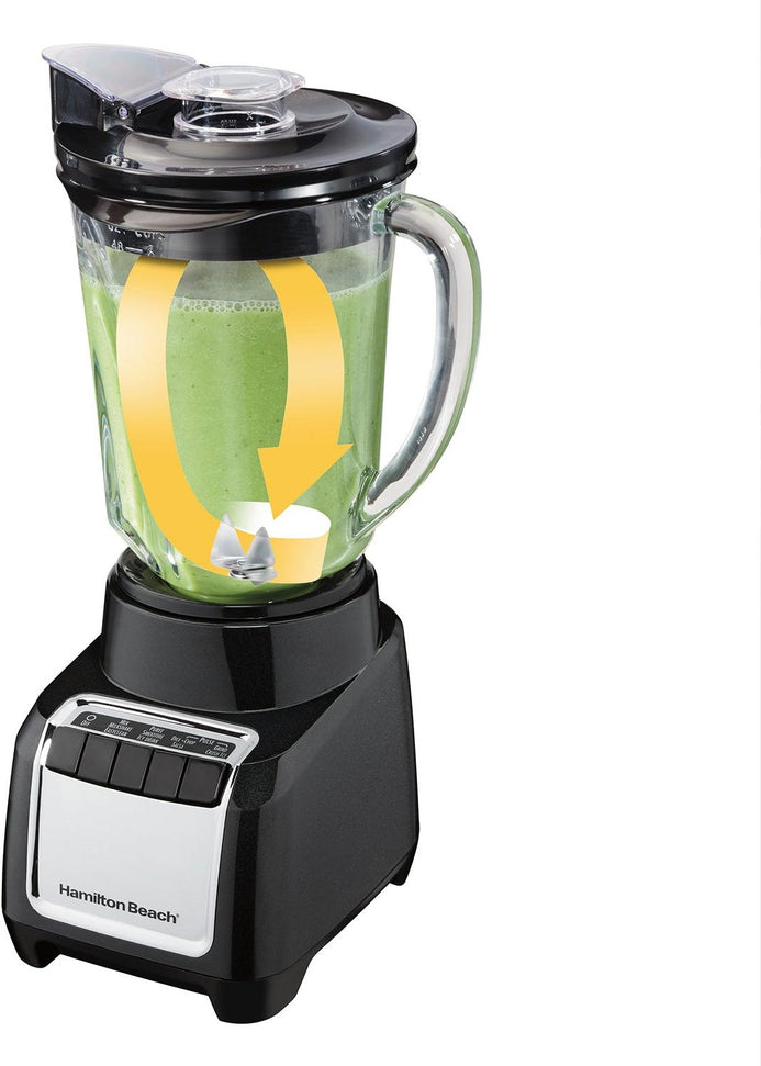 Hamilton Beach - Wave-Action® 48 Oz Black Blender - 53522C