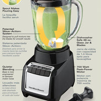 Hamilton Beach - Wave-Action® 48 Oz Black Blender - 53522C