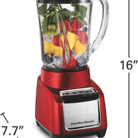 Hamilton Beach - Wave-Action® 48 Oz Red Blender - 53519F