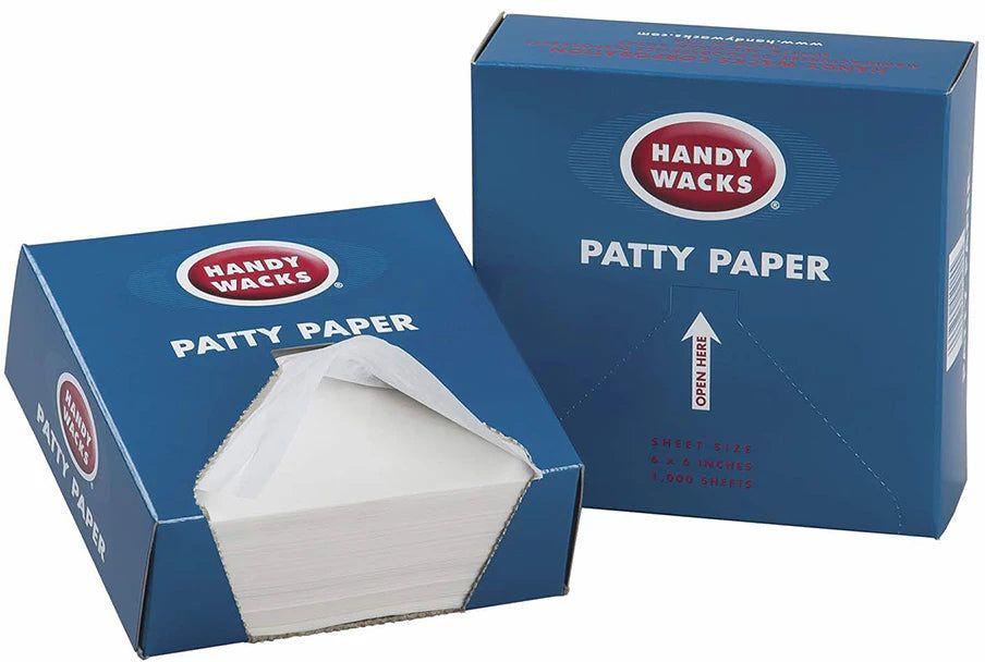 Handy Wacks - 5.5" x 5.5" Patty Paper, 24 x 1000/Cs - HWCP55