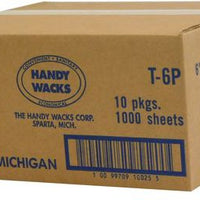 Handy Wacks - 6" x 10.75" Interfolded Bakery Tissue Paper, 1000/bx - T-6P
