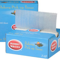 Handy Wacks - 6" x 10.75" Interfolded Bakery Tissue Paper, 1000/bx - T-6P