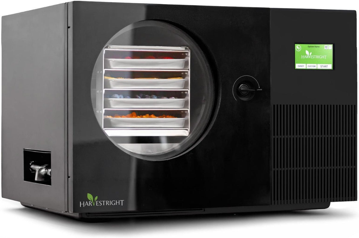 Harvest Right - Black Countertop Pro Freeze Dryer with 4 Trays and Mylar Starter Kit - HRFDCBK-PP (ETA 6 Weeks)