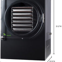 Harvest Right - Large Black 6 Tray Home Pro Freeze Dryer with Mylar Starte Kit ( Premier Pump Included ) - N-HRFDLBK-PP (2-3 Weeks For Delivery)