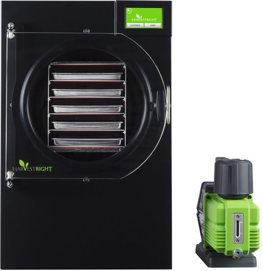 Harvest Right - Medium Black 5 Tray Home Pro Freeze Dryer with Mylar Starter Kit ( Premier Pump Included ) - N-HRFDMBK-PP (ETA 3-4 Weeks)