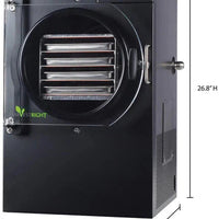 Harvest Right - Small Black 4 Tray Home Pro Freeze Dryer with Mylar Starter kit ( Premier Pump Included ) - N-HRFDSBK-PP (2-3 Weeks For Delivery)