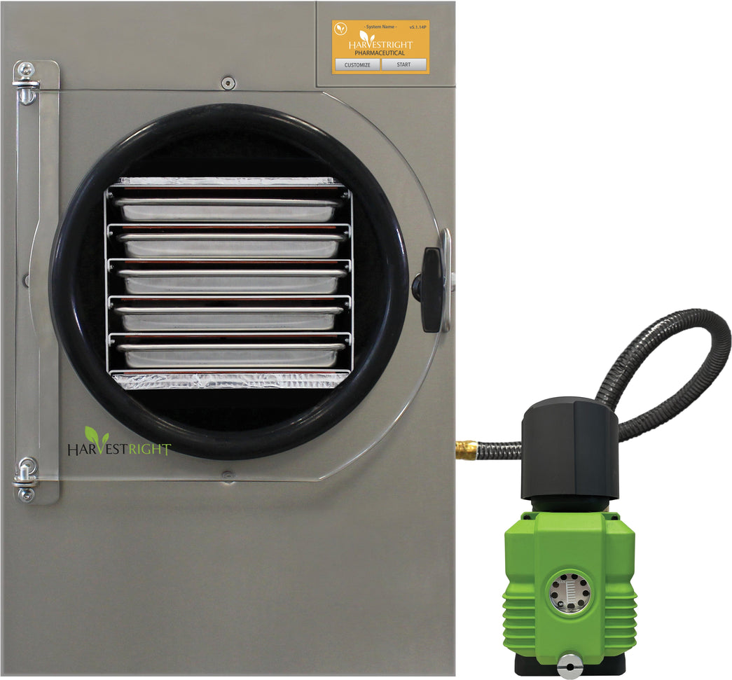 Harvest Right - Small Stainless Steel Pharmaceutical Pro Freeze Dryer With Premier Pump - HRFDSPH (2-3 Weeks For Delivery)