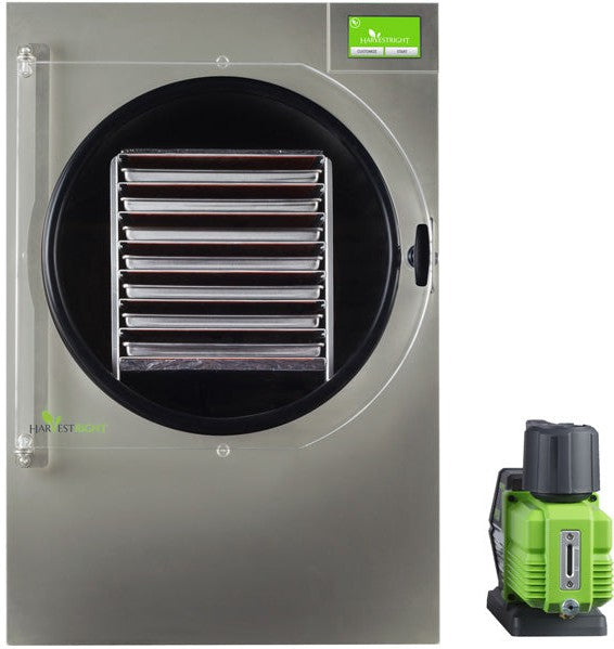 Harvest Right - X-Large Stainless Steel 7 Tray Home Pro Freeze Dryer with Mylar Starte kit ( Premier Pump Included ) - N-HRFDXLSS-PP (2-3 Weeks For Delivery)