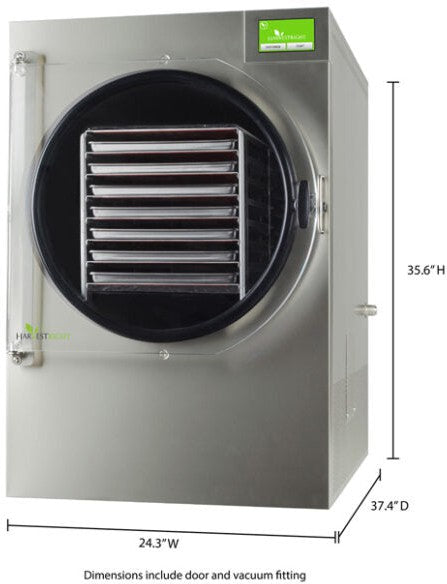 Harvest Right - X-Large Stainless Steel 7 Tray Home Pro Freeze Dryer with Mylar Starte kit ( Premier Pump Included ) - N-HRFDXLSS-PP (ETA 3-4 Weeks)