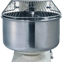 Heavy - 2 Speed 110 lb Heavy Duty Floor Mode Dough Spiral Mixer - BMSM050