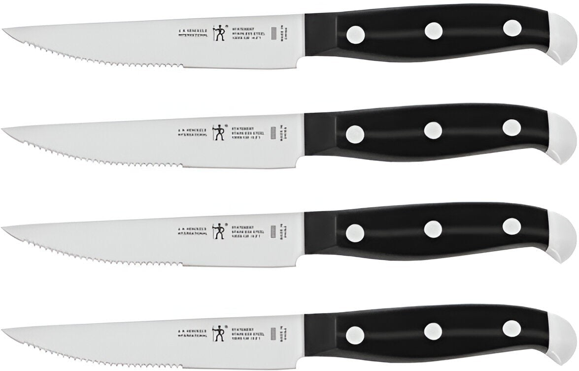 Henckels - 5.12" Stainless Steel Steak Knife, Set of 4 - 13549-000