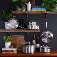 Hestan - 10 PC ProBond Stainless Steel Ultimate Cookware Set - 31562